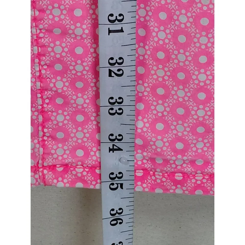 Old Navy Boyfriend Skinny Pink Floral Pants Women Size 12